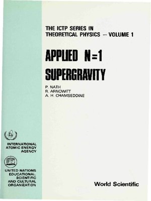 cover image of Applied N=1 Supergravity
